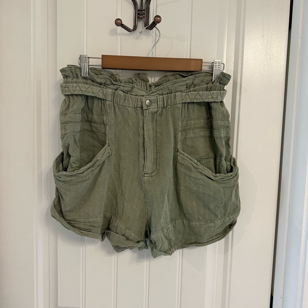 Free People Green Shorts
